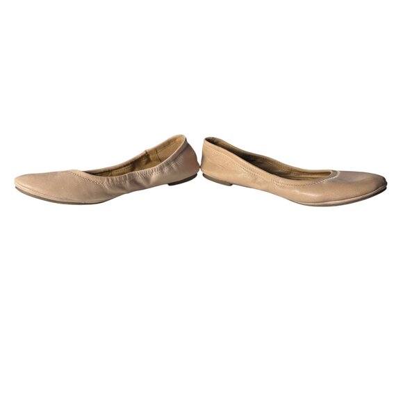 Women's 8M Lucky Brand LK-Emmie Nude Sheep Nappa Ballet Style Shoe - Picture 4 of 6